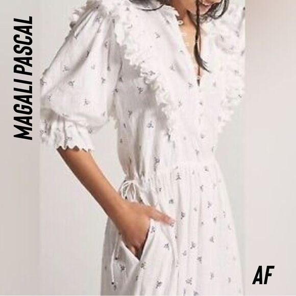 MAGALI PASCAL FLORENCE DRESS MIDI NWT SMALL - Picture 4 of 12